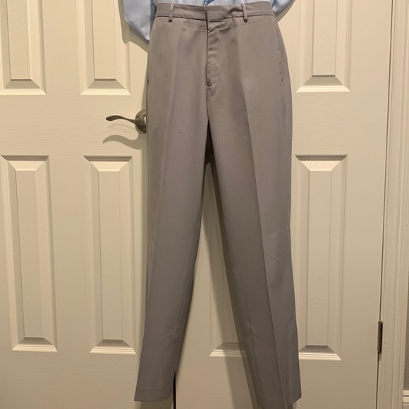 Calvin Klein Grey/GlenPlaid slacks - Picture 1 of 5